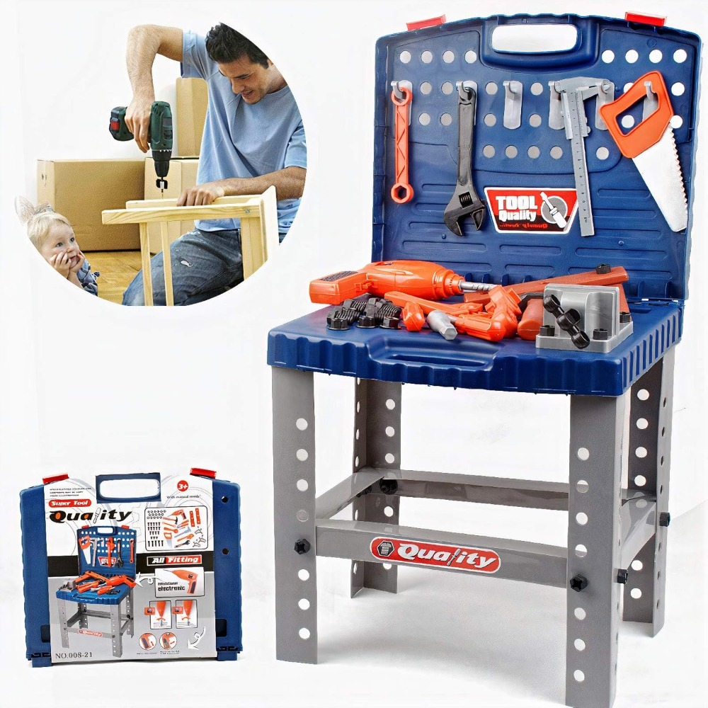 Tools Workshop Kids - Kids Toy Tool Workbench with Realistic