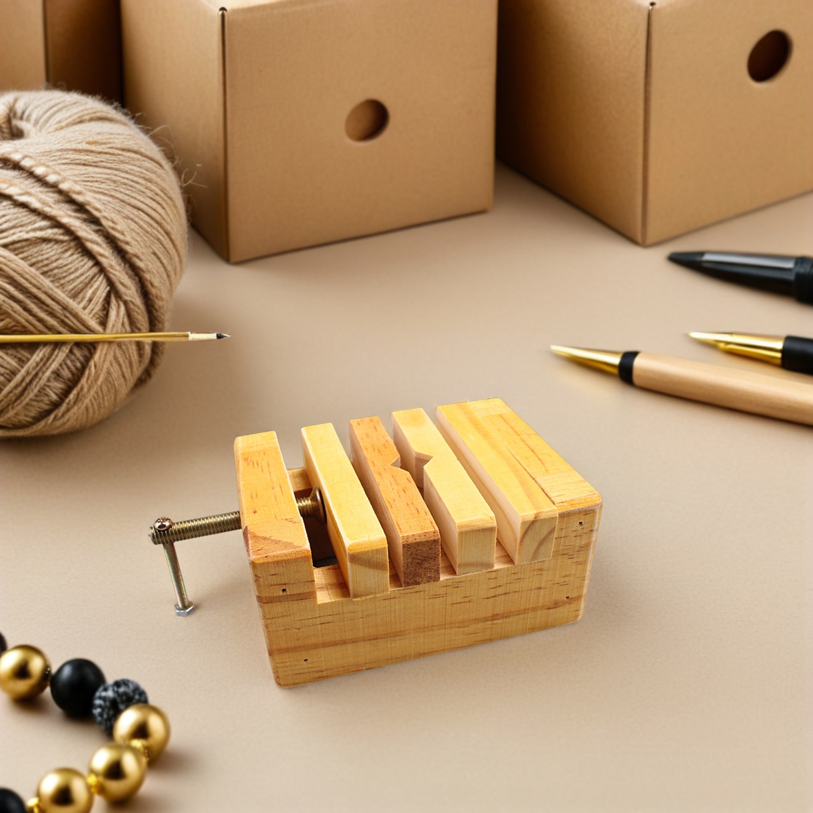 Chisel Set Wood - Wooden Clamp Engraving Vise Seal Engraving