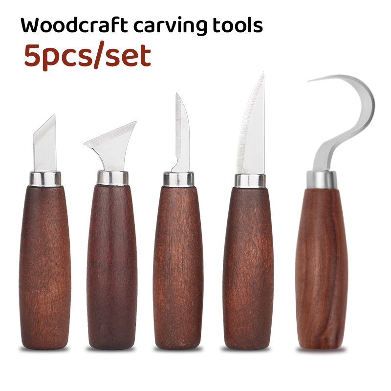 Chisel Set Wood - 5pcs tools for wood carving Chisel