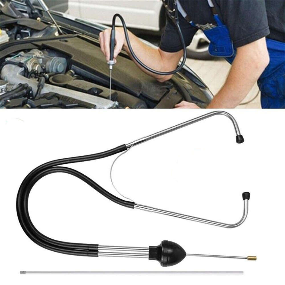Mechanical Tools In Workshop - Stethoscope Car Cylinder Carbon Dioxide Detector