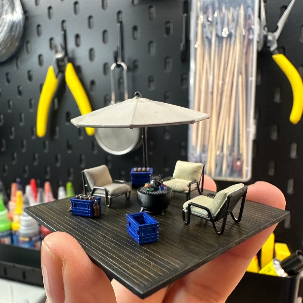 Tools Workshop Kids - Diorama 1/64 Leisure Terrace Miniature Scene