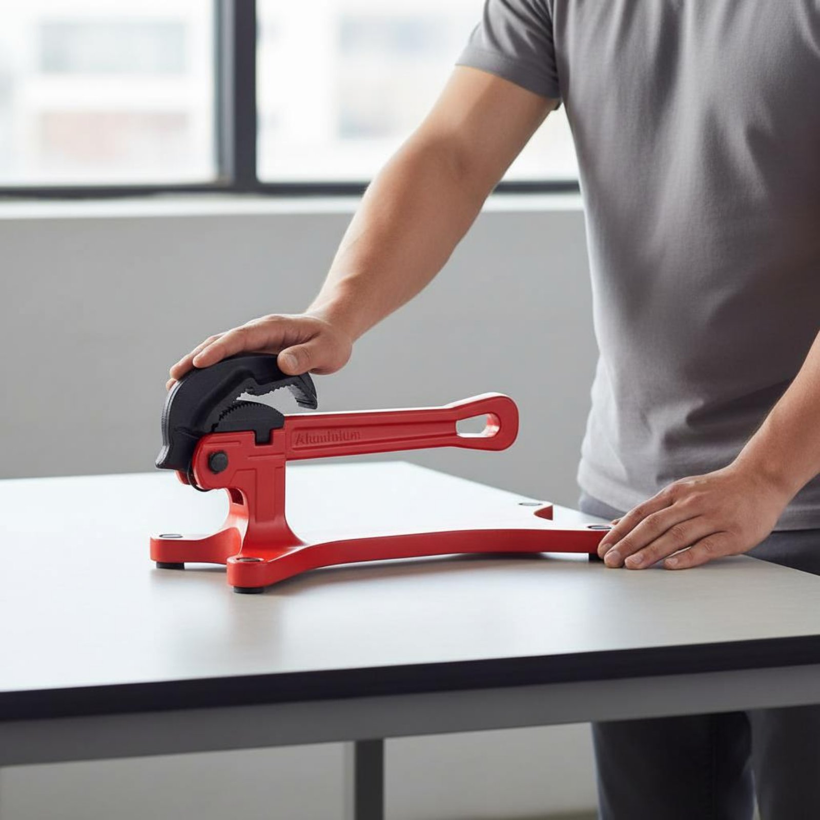 Tool Workshop - Self-Locking Pipe Wrench Portable Self-Adjusting Pipe
