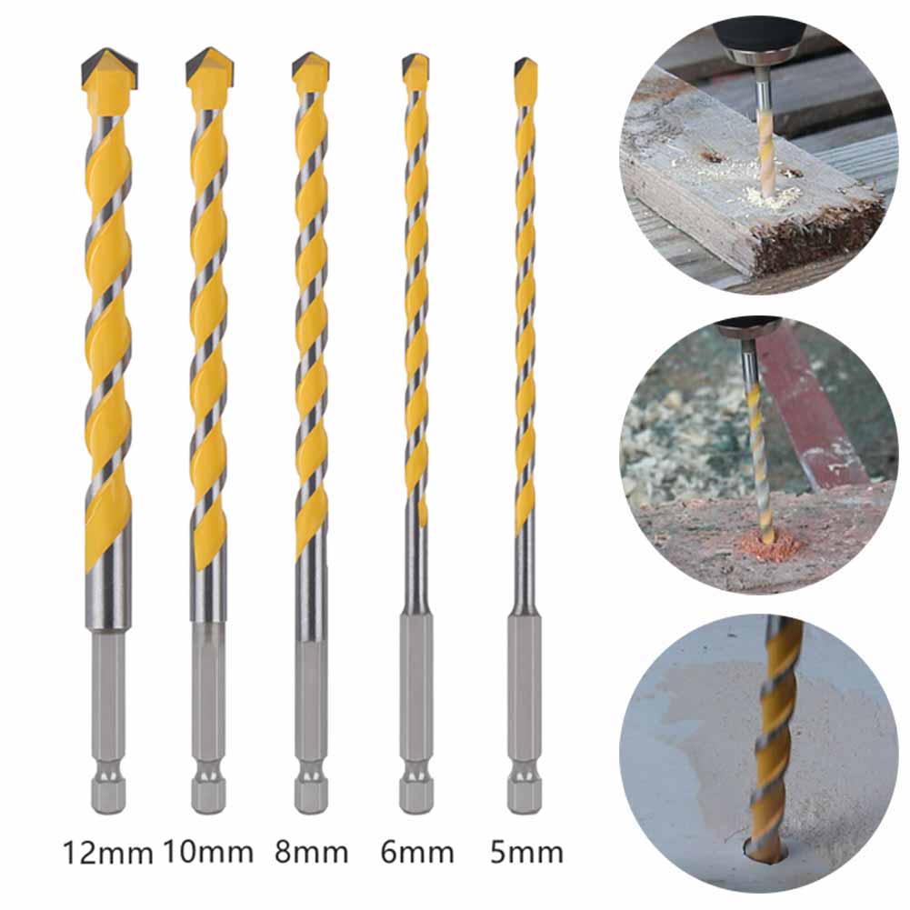 Tools For Woodworking Workshop - 1pc Hex Shank Drill Bit 5/6/8/10/12mm