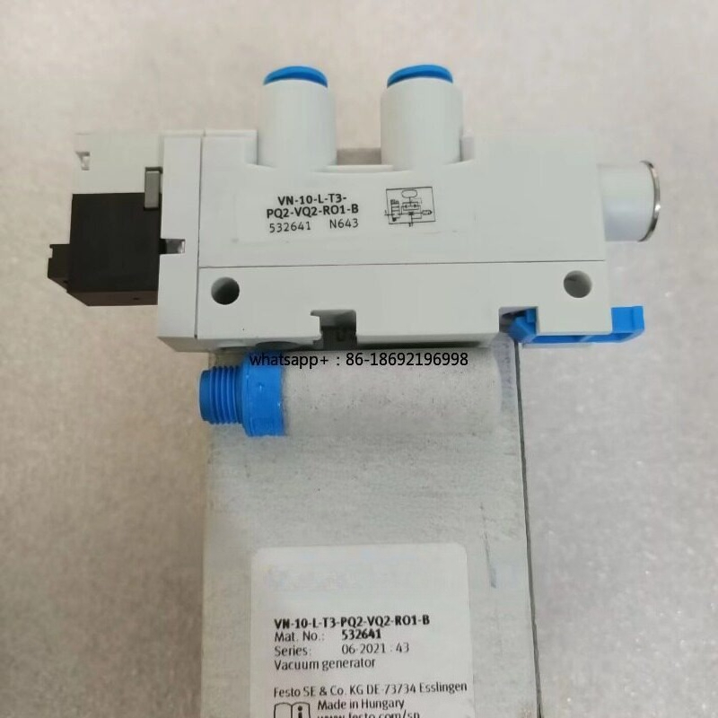 Tools Vn - Vacuum Generator VN-10-L-T3-PQ2-VQ2-RO1-B 532641 Vacuum Generator