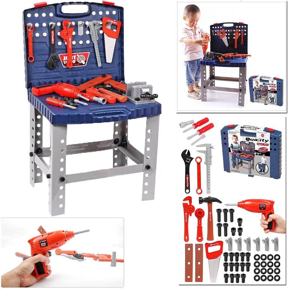 Kids Toy Tool Workbench with R - Tools Workshop Kids review and price