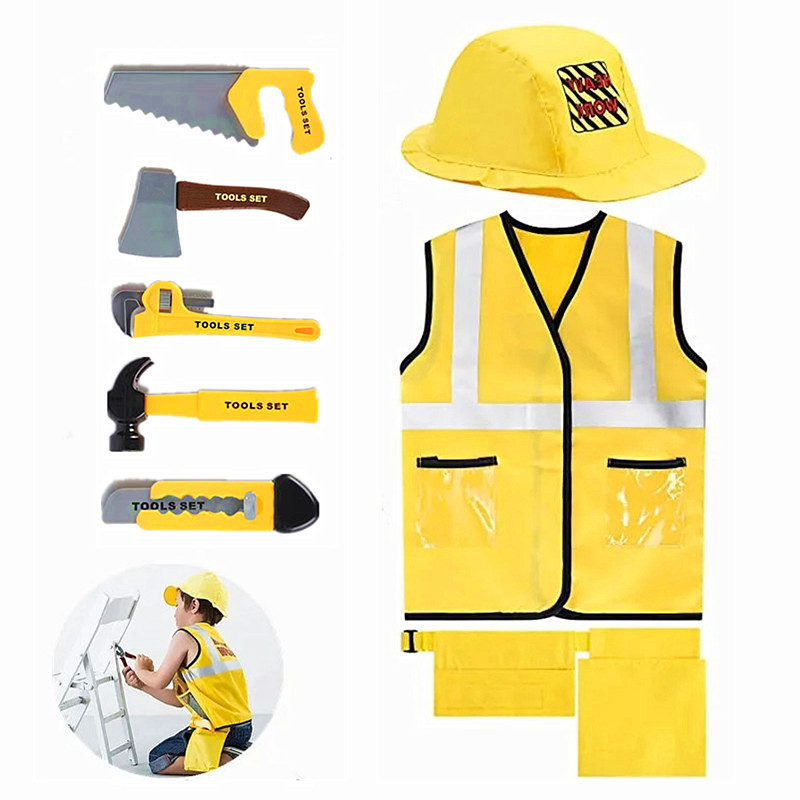 3-6Y Kids Construction Worker  - Tools Workshop Kids review and price