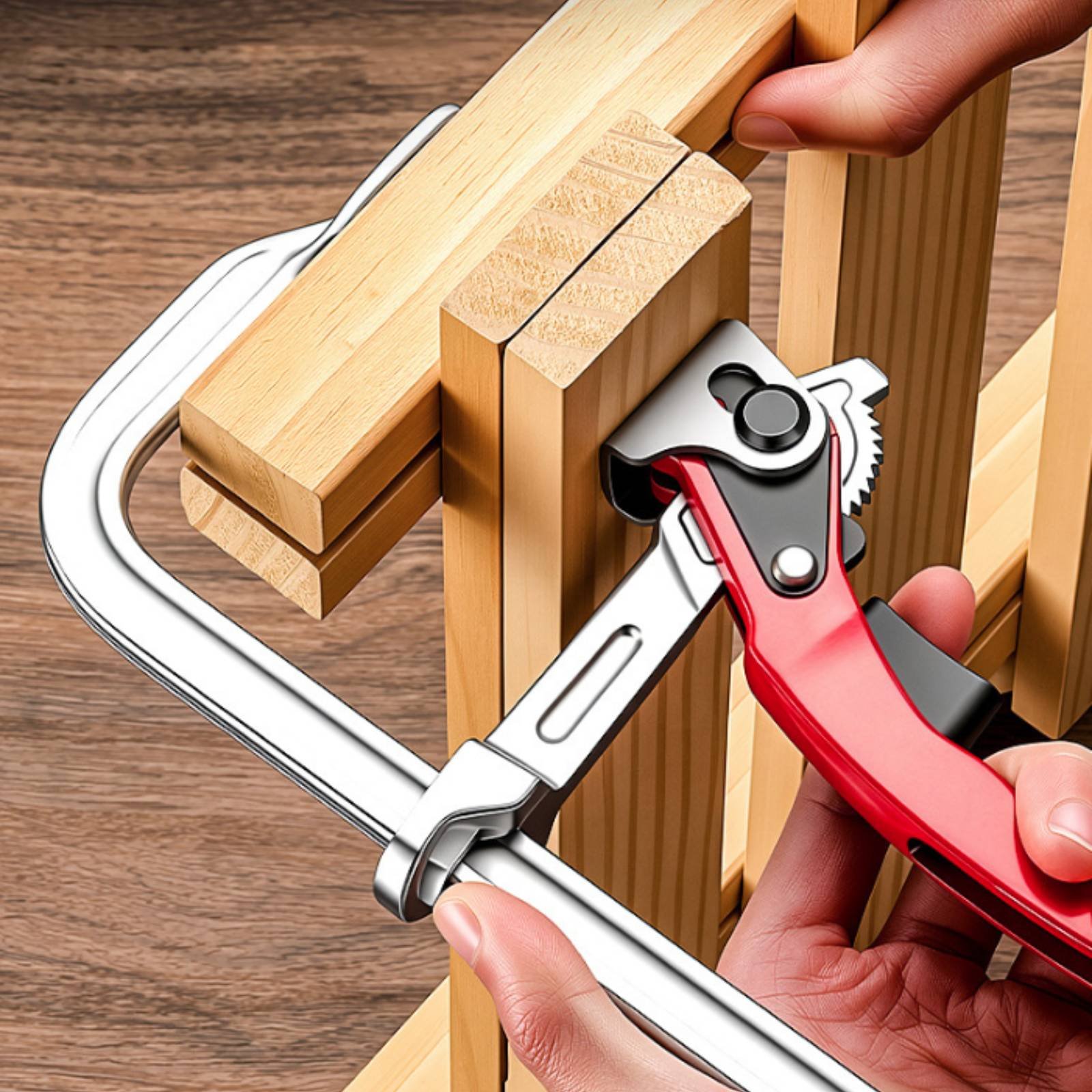 2 Pieces Ratchet F Clamp Indus - Tools For Woodworking Workshop review and price