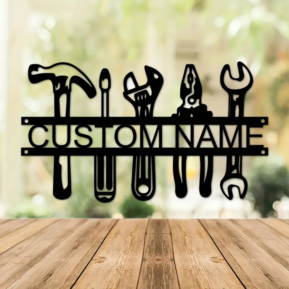 Customized Name Industrial Sty - Tools Name In Workshop review and price
