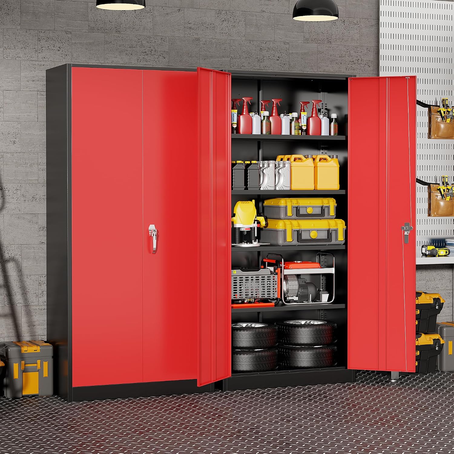 Heavy Duty Metal Garage Storag - Tools In Metal Workshop review and price