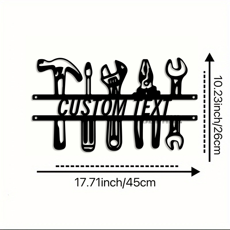 DIY Industrial Style Iron Wall - Tools Name In Workshop review and price