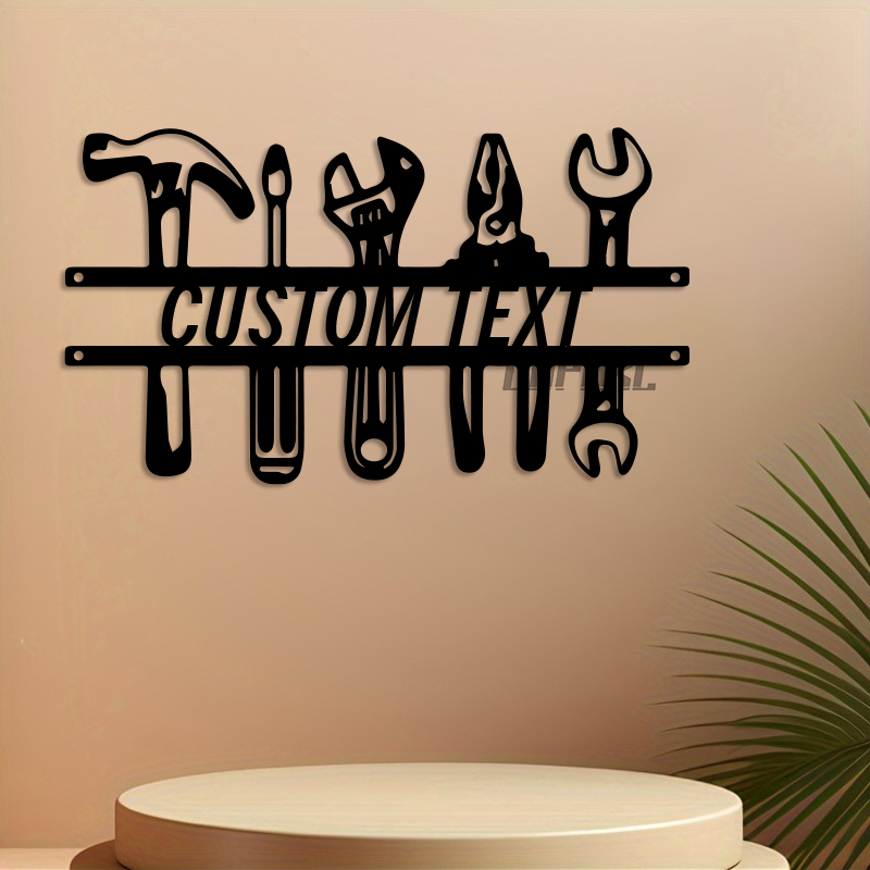 DIY Industrial Style Iron Wall - Tools Name In Workshop review and price
