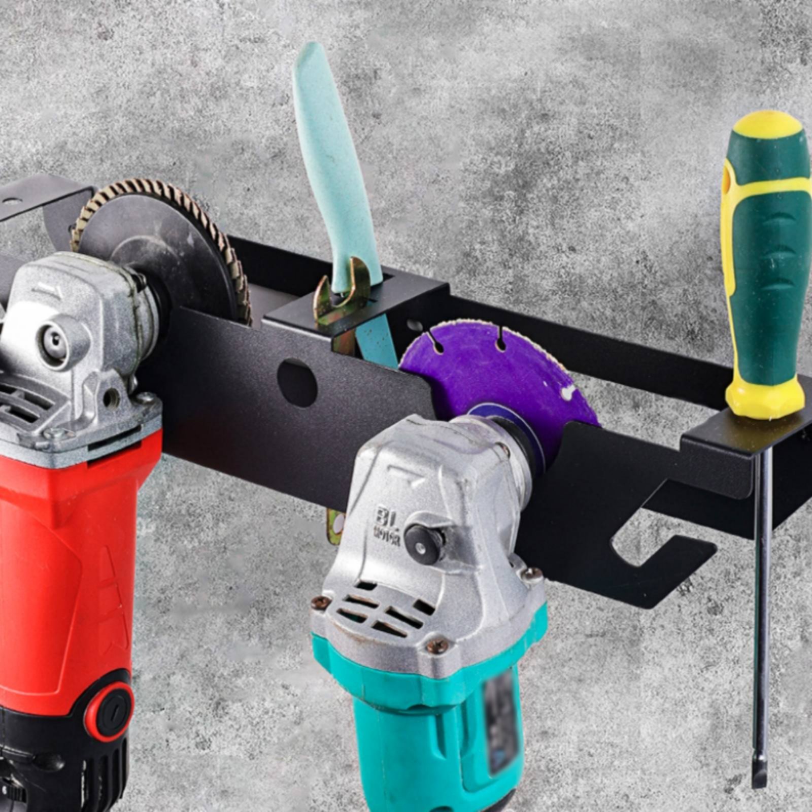 4 Bay Angle Grinder Rack Heavy - Tools In Metal Workshop review and price