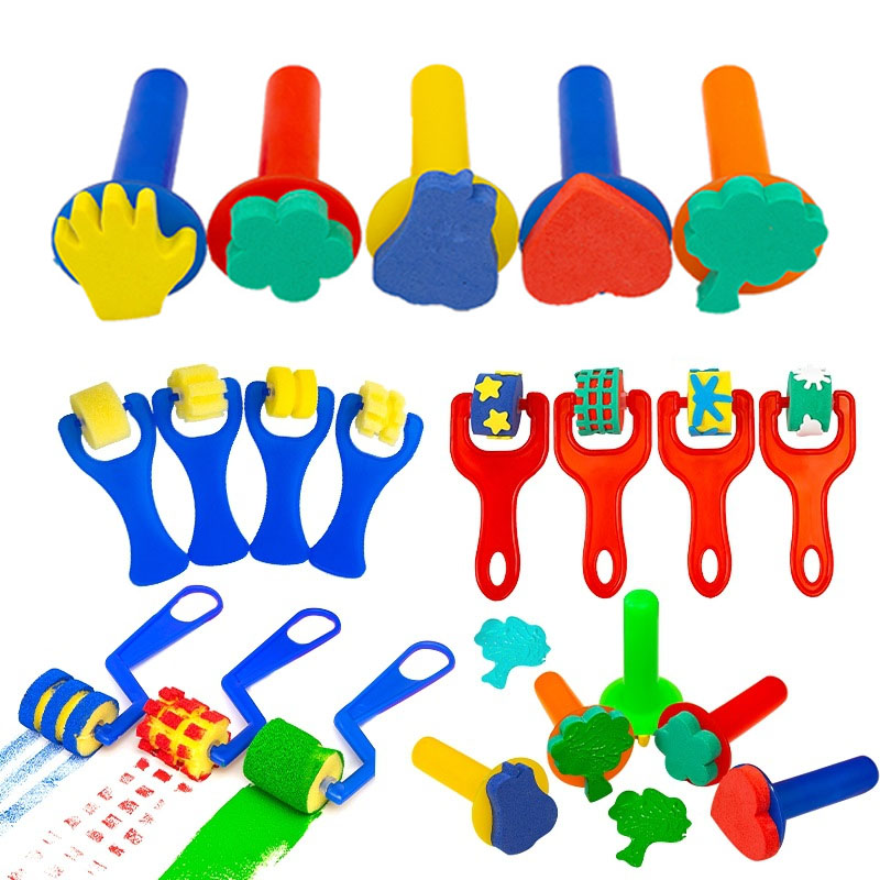 Children Toddler Sponge Stamp  - Tools Workshop Kids review and price