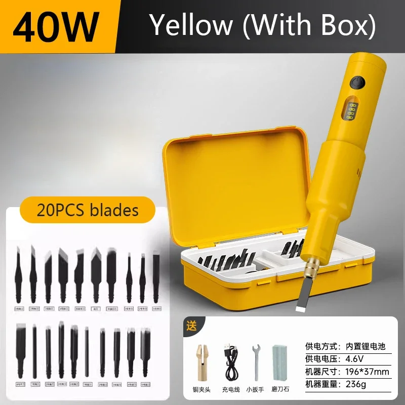 20PCS Blade Electric Engraving - Chisel Set Wood review and price