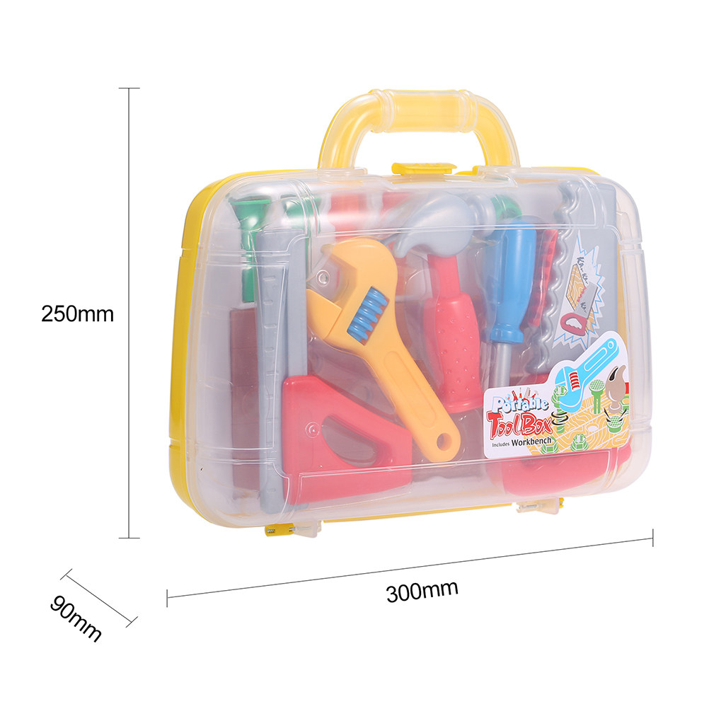 1Set Plastic Tool Box Kid Hand - Tools Workshop Kids review and price