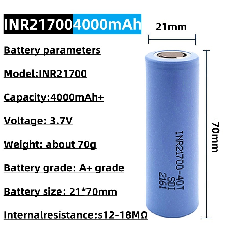INR 21700-40T Rechargeable Li- - Tools Vape review and price