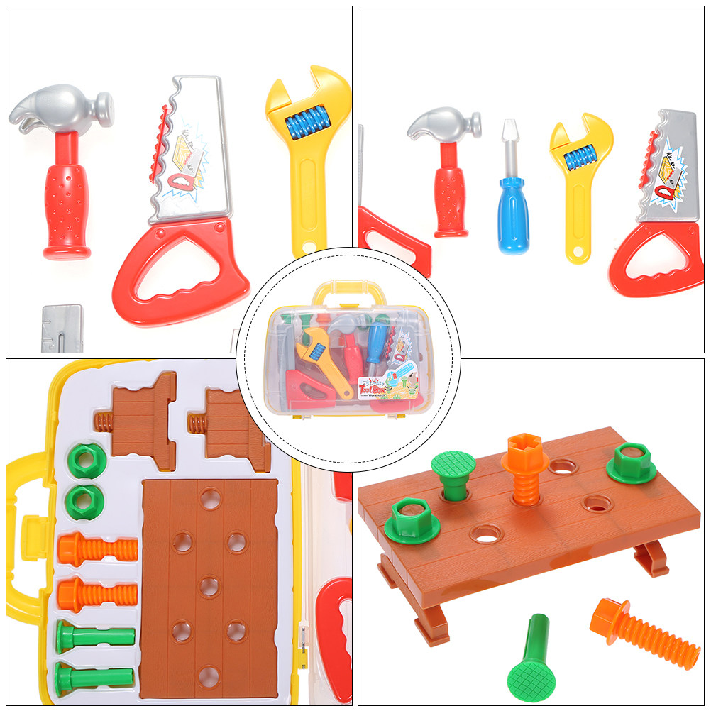 1Set Plastic Tool Box Playset  - Tools Workshop Kids review and price