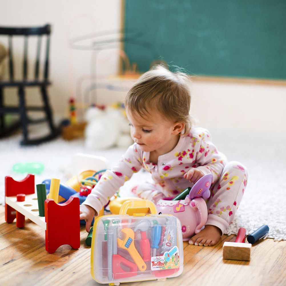 1Set Plastic Tool Box Playset  - Tools Workshop Kids review and price