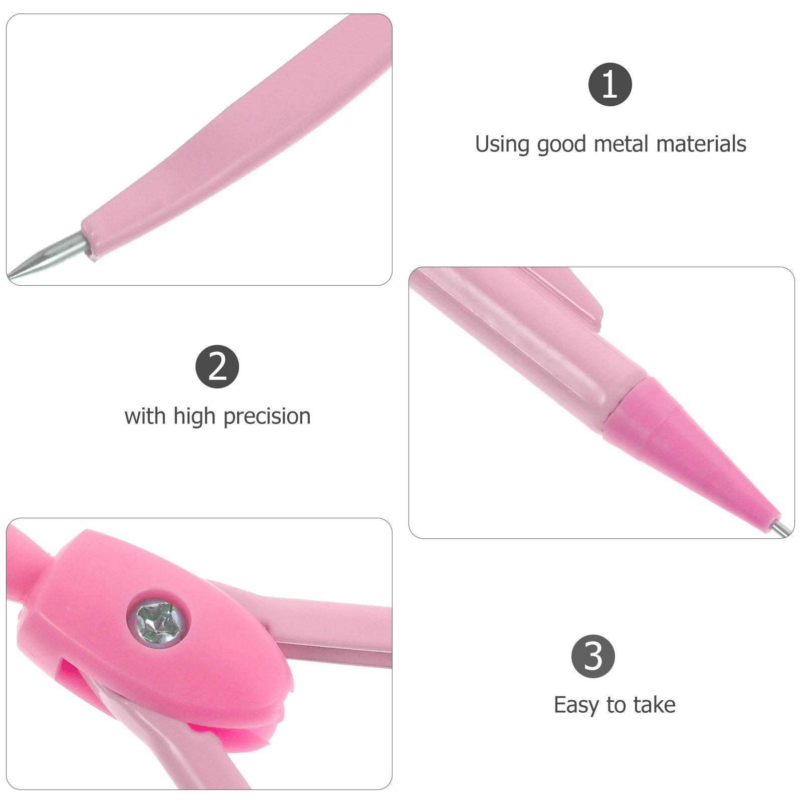 1Set Metal Math Compasses for  - Workshop Tools Drawing review and price