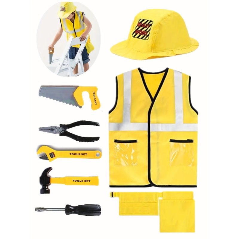 Toddler Construction Worker Ve - Tools Workshop Kids review and price