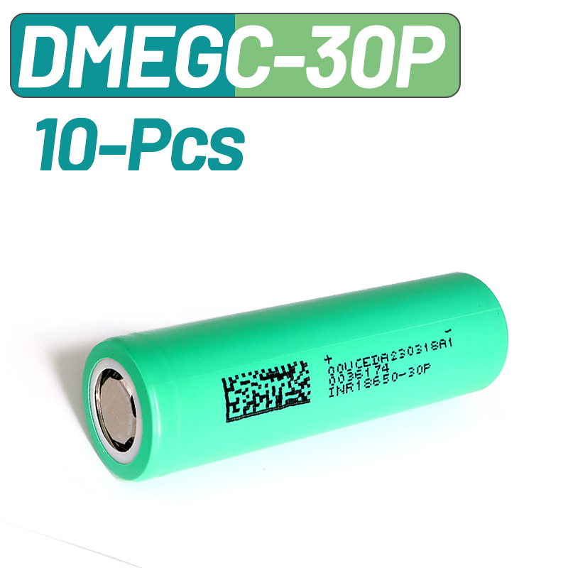 10PCS DMEGC 30P INR18650 3000m - Tools Vape review and price