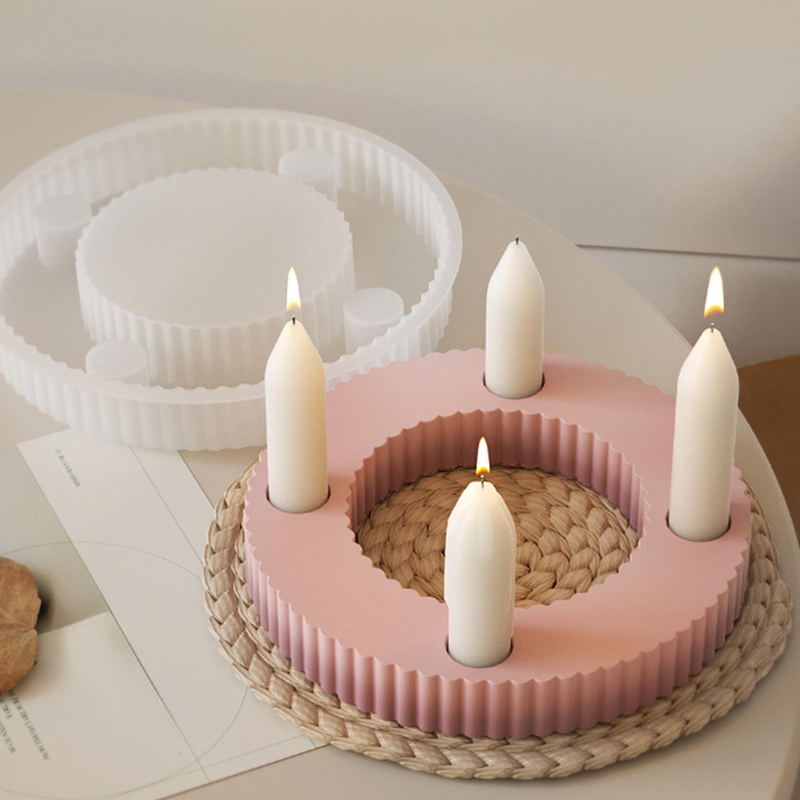 Silicone Candle Holder Mold 4  - Workshop Tools Table review and price