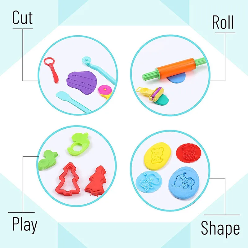 Kids DIY Play Dough Art Craft  - Tools Workshop Kids review and price