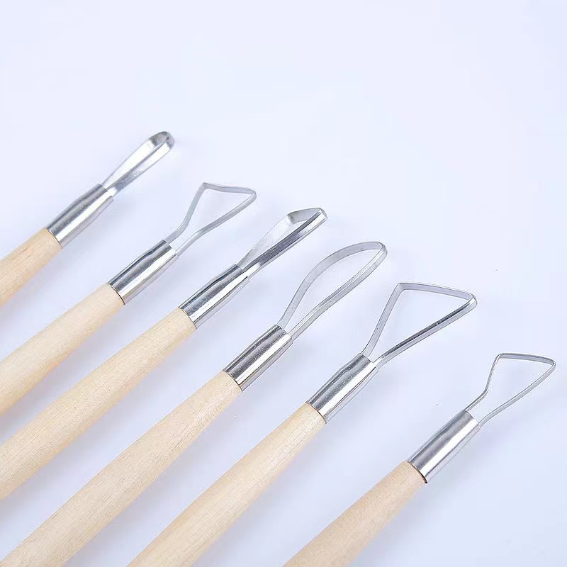 6PCS wooden handle wax pottery - Chisel Set Wood review and price
