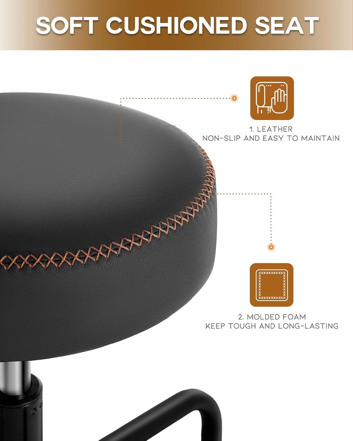 Rolling Garage Shop Stool With - Mechanical Tools In Workshop review and price