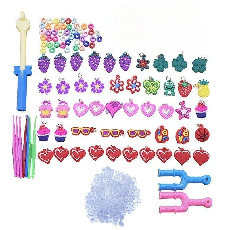 DIY Handmade Rubber Bands Loom - Tools Workshop Kids review and price