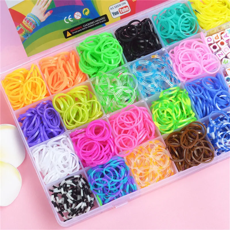 DIY Handmade Rubber Bands Loom - Tools Workshop Kids review and price